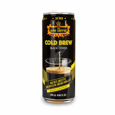 KING COFFEE Cold Brew black RTD coffee - Can 238ml (E/E)