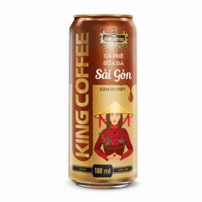 Cà phê sữa đá Đậm gu Việt Uống Liền KING COFFEE