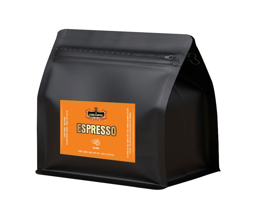 King-Coffee-Espresso-Whole-Bean-coffee-Bag-100gr