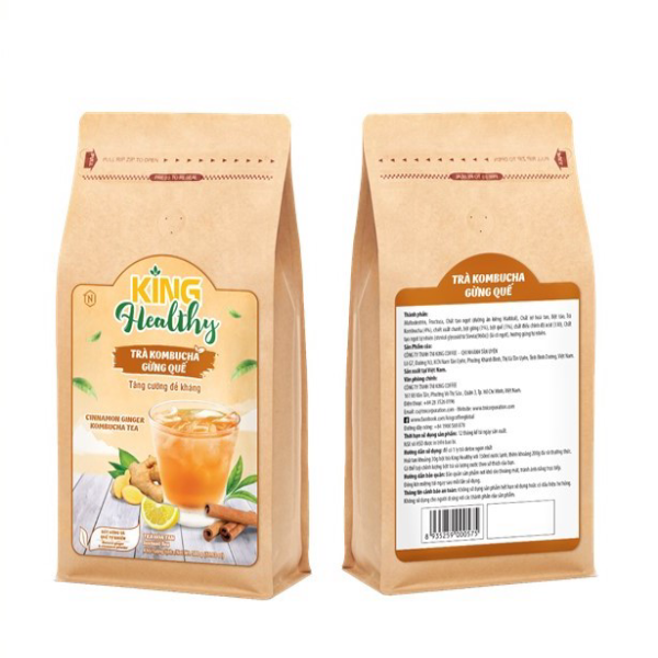 King-Healthy-Tra-Kombucha-Gung-Que-Tui-500g-VV.png Trà Kombucha Gừng Quế King Healthy - Túi 500g