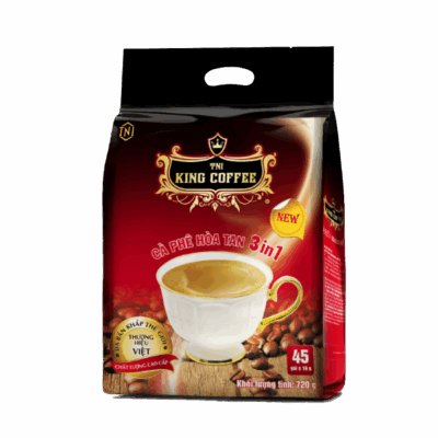 King coffee 3in1 instant - Bag 48 sticks * 16gr _ E/V