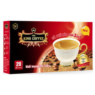 King coffee 3in1 instant - Box 20 sachets x16gr (E/E)