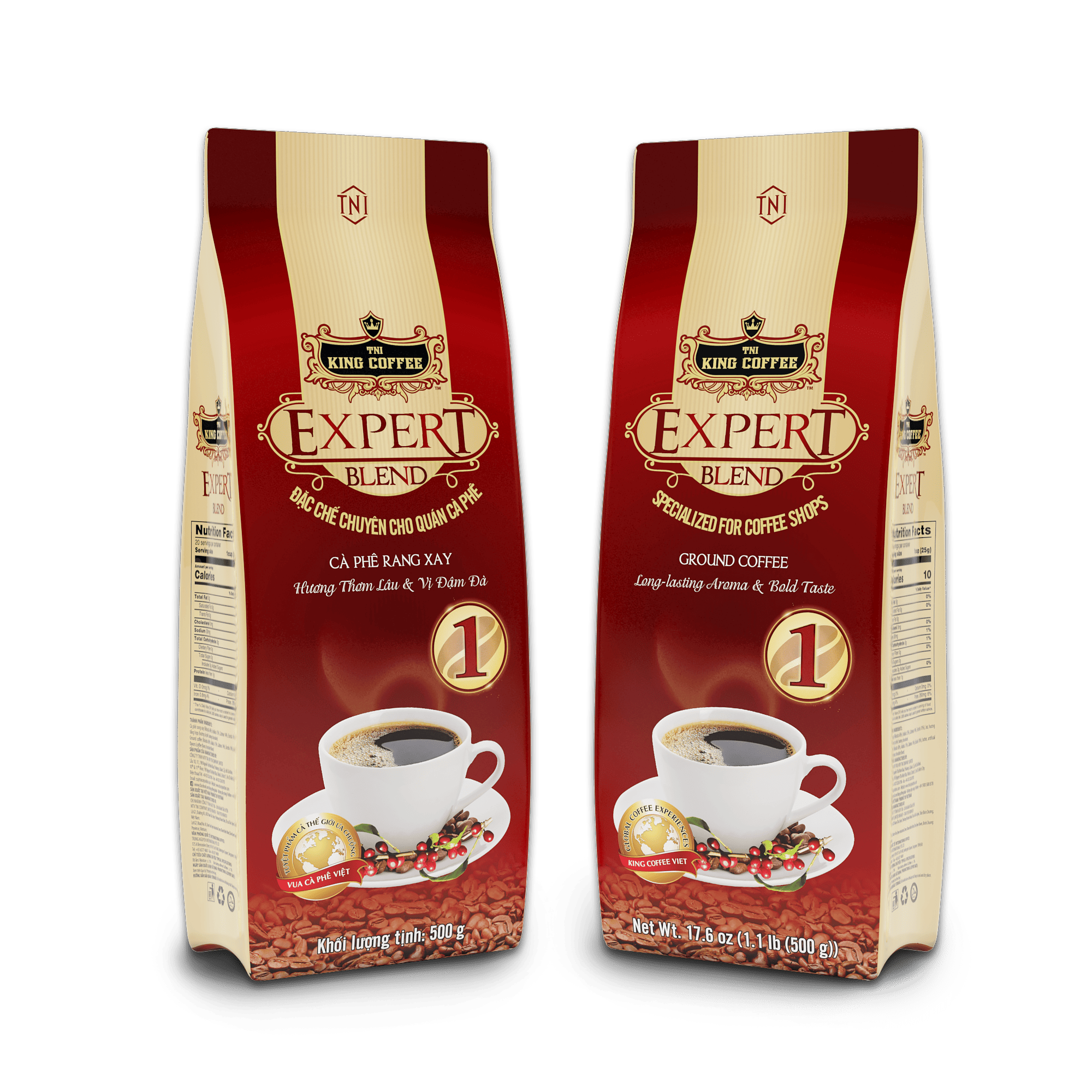 King-coffee-Expert-Blend-1-Tui-500gr-front-back.png